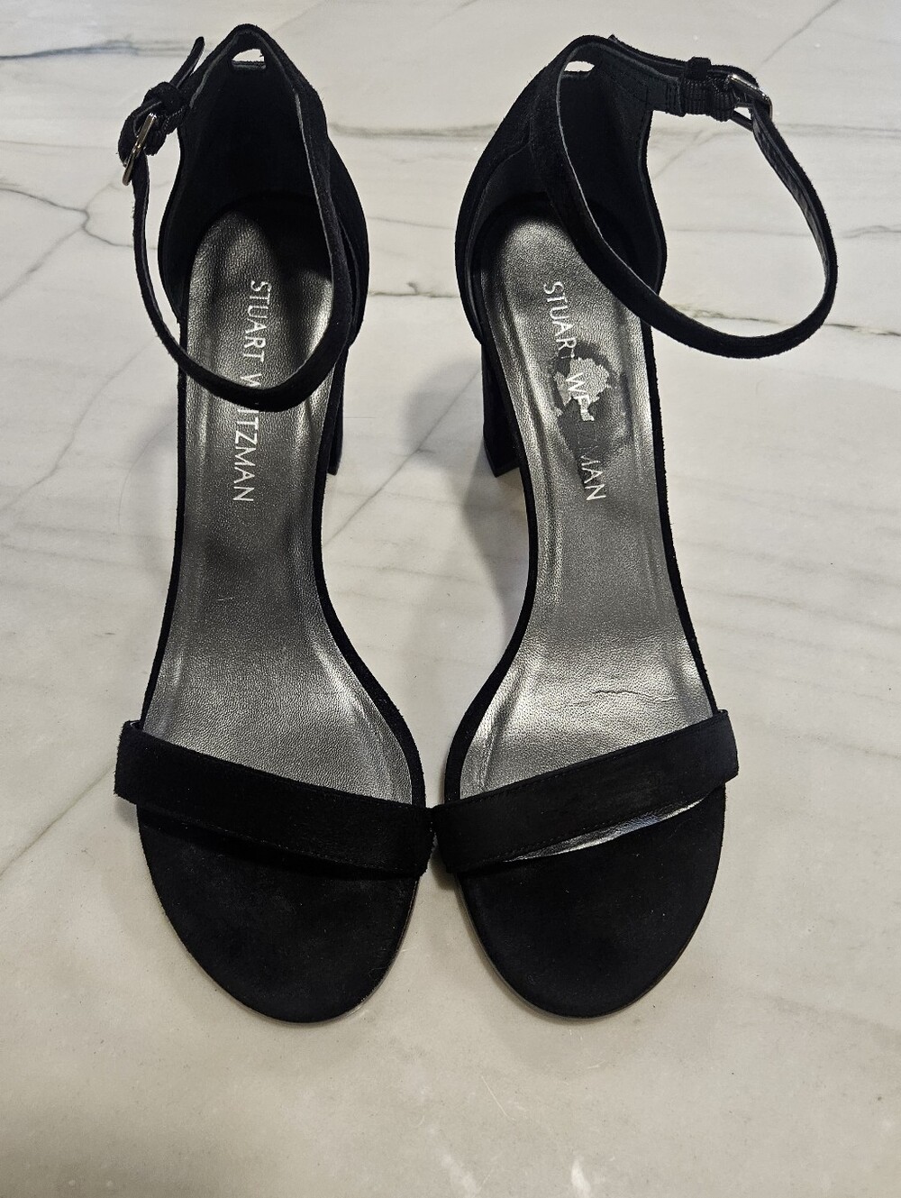 Stuart Weitzman Nearlynude Ankle Strap Sandal Size 9
